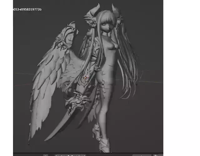 chica angel angel girl