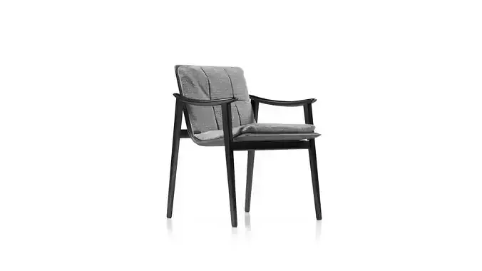 Minotti fynn chair 3D model