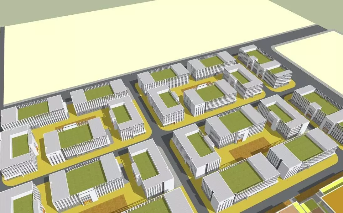 Office Building - Green Intelligence Tower 3D model_10