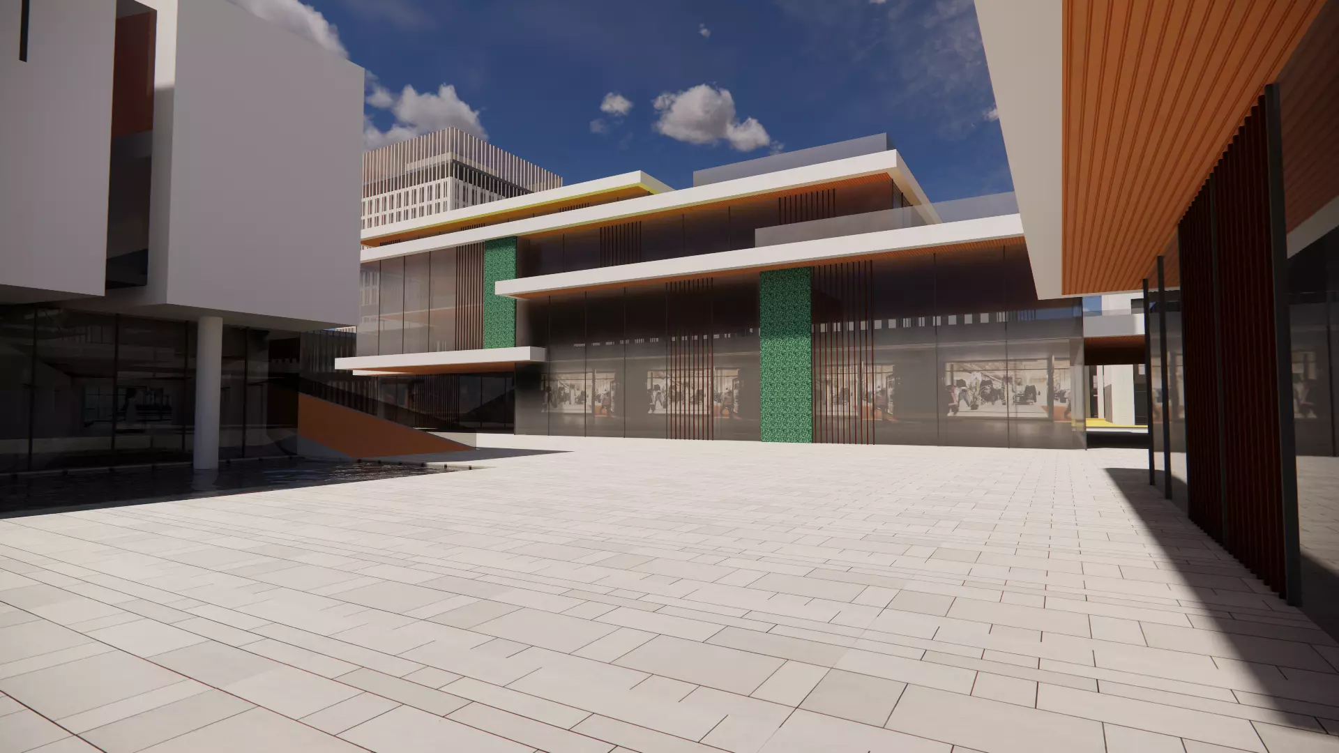 Office Building - Green Intelligence Tower 3D model_1