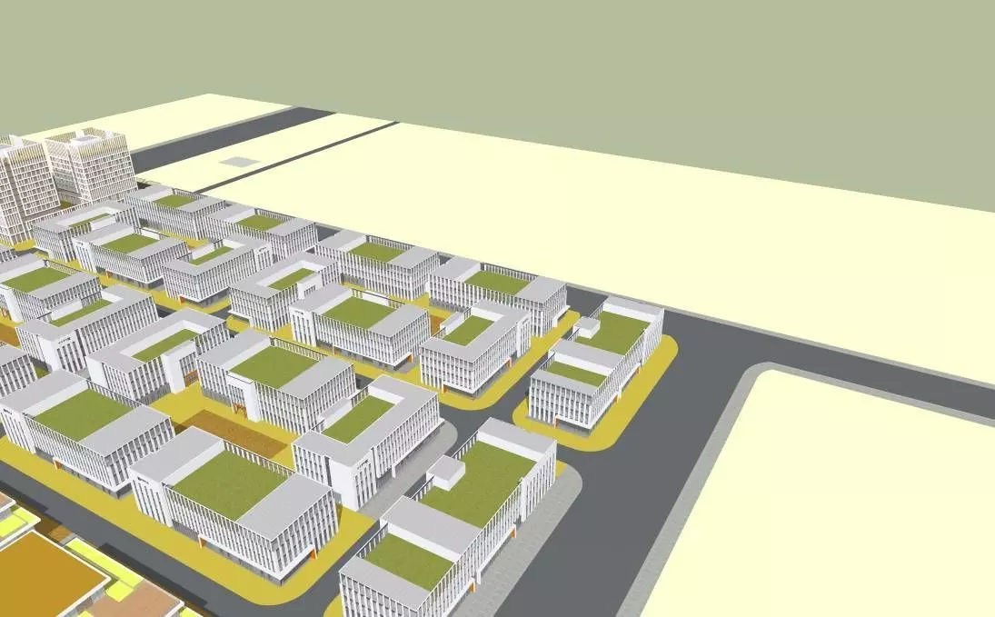 Office Building - Green Intelligence Tower 3D model_12