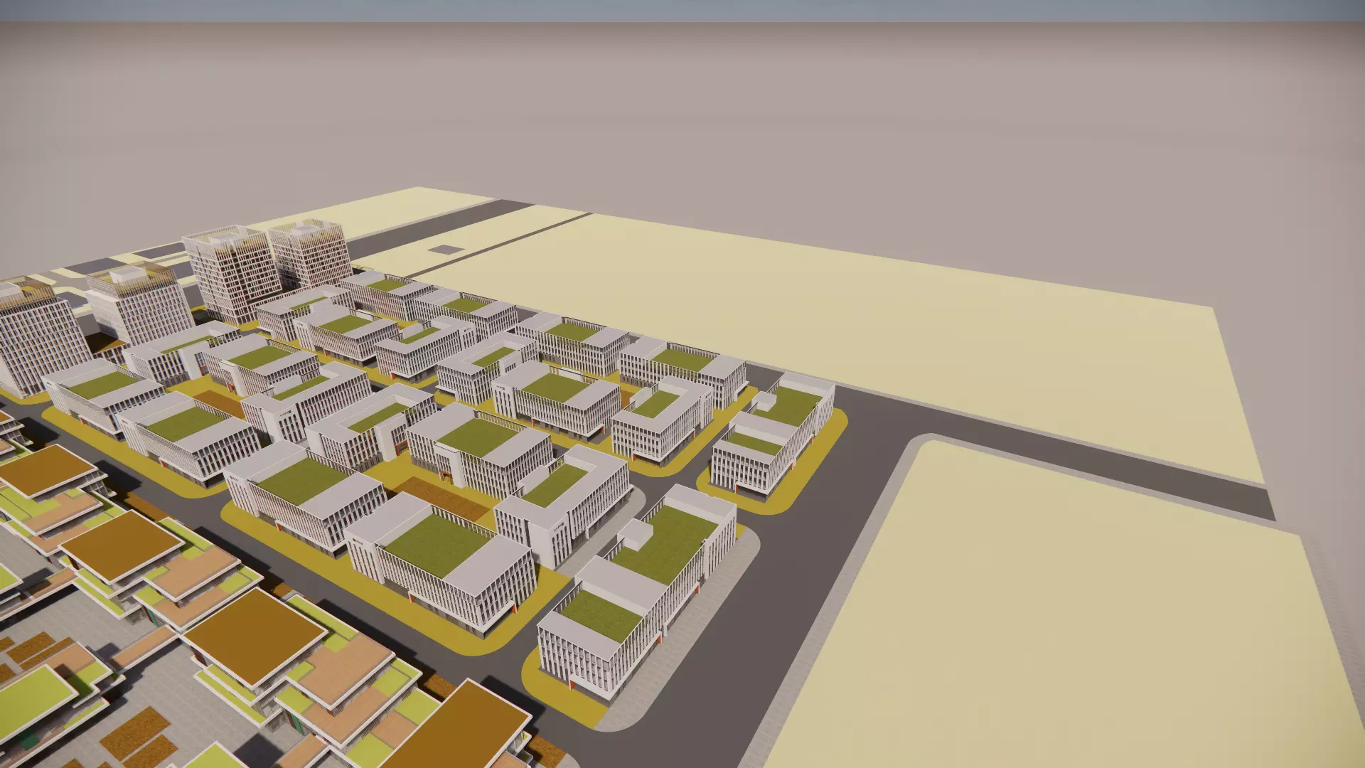 Office Building - Green Intelligence Tower 3D model_2