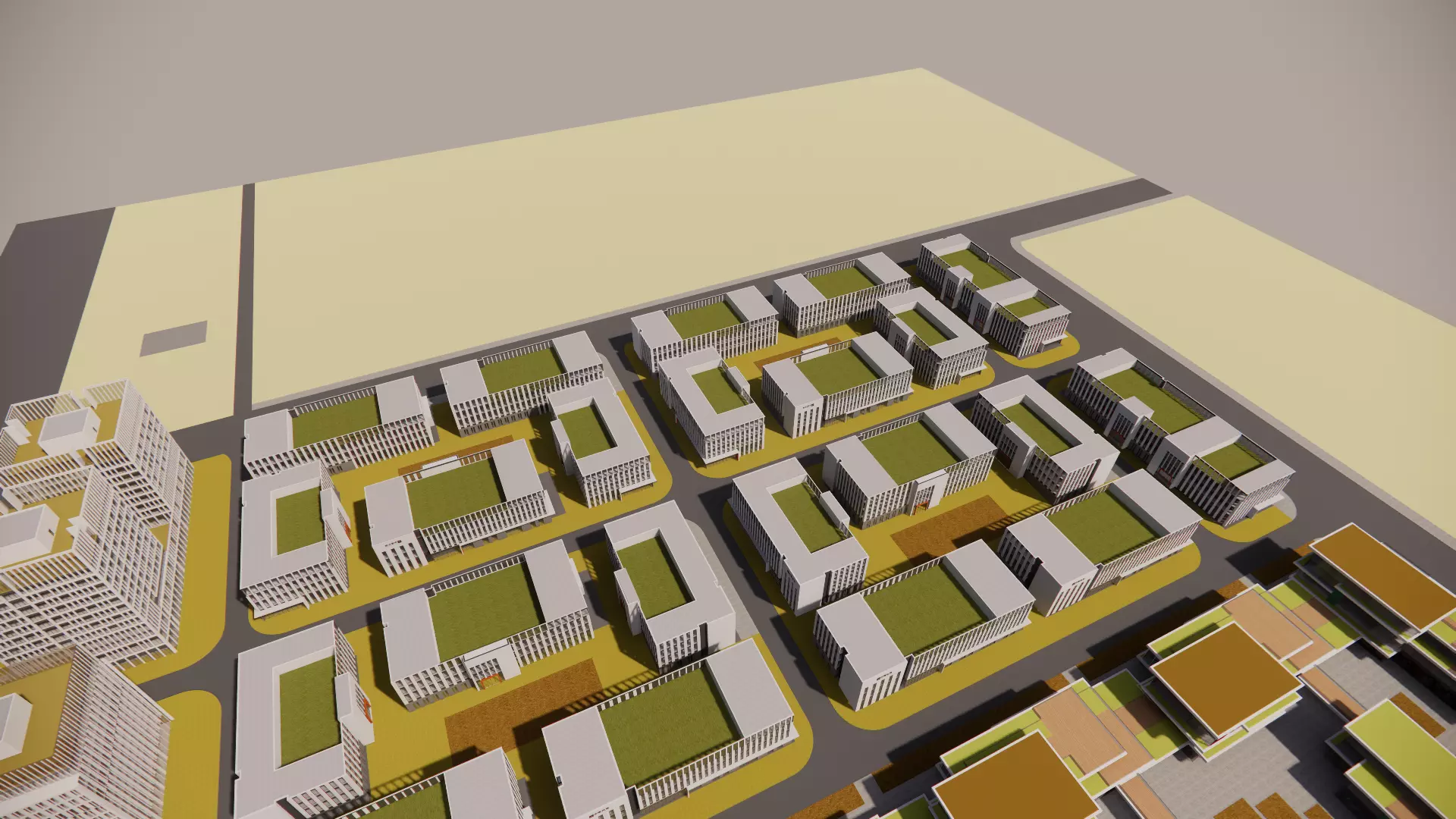 Office Building - Green Intelligence Tower 3D model_0