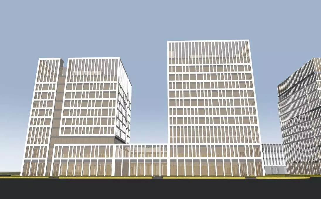 Office Building - Green Intelligence Tower 3D model_17