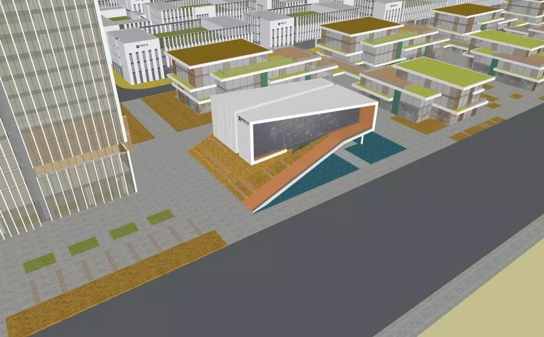 Office Building - Green Intelligence Tower 3D model_19