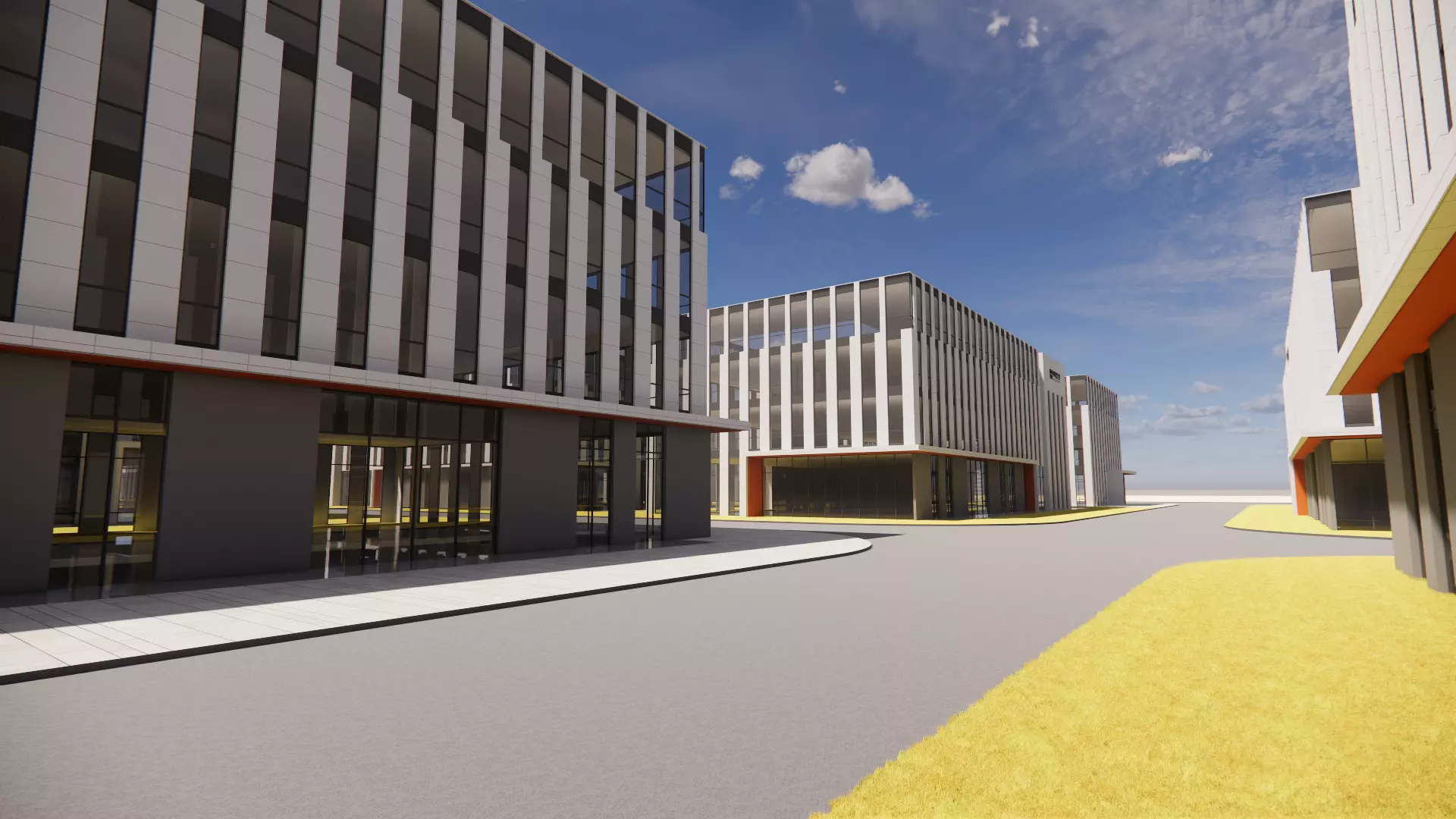 Office Building - Green Intelligence Tower 3D model_5