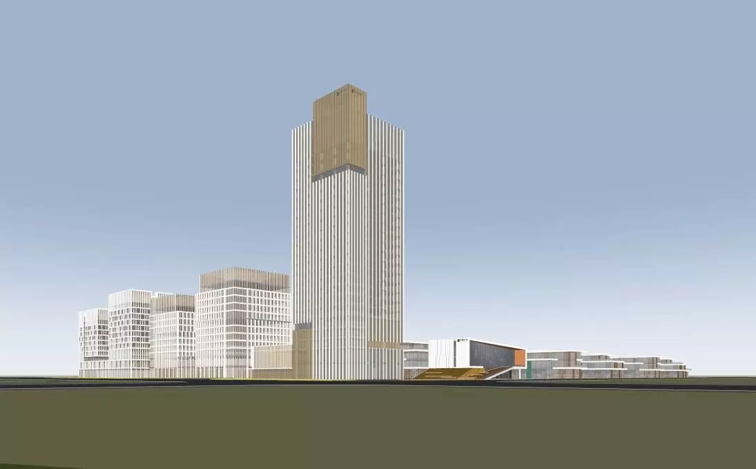 Office Building - Green Intelligence Tower 3D model_16