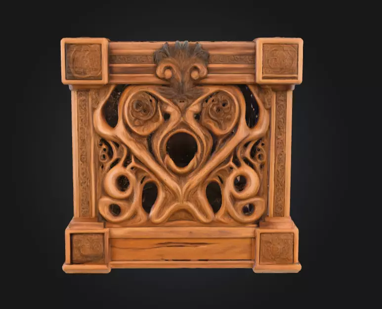 Soulless Pandora Crate Low-poly 3D model_2