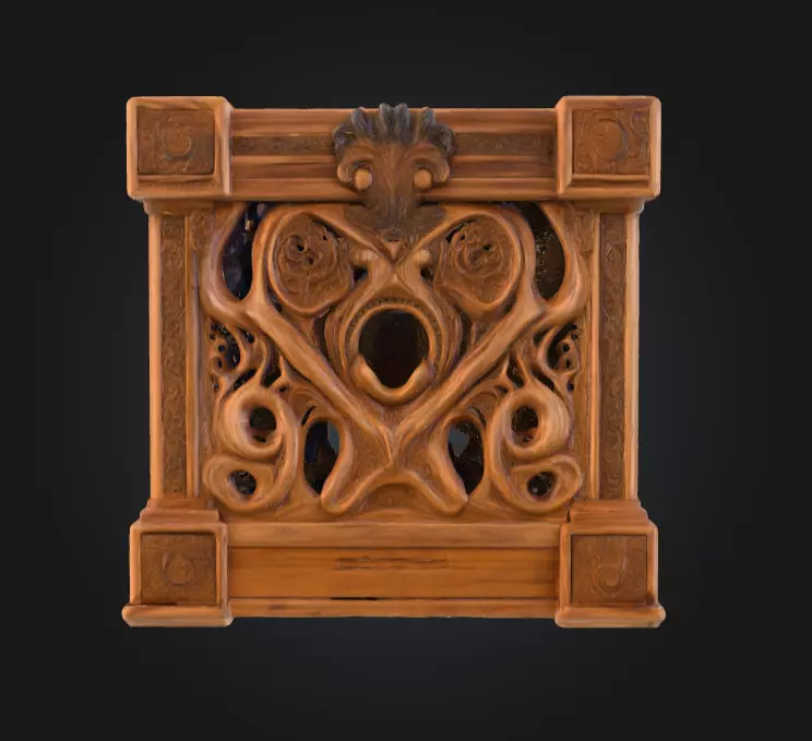 Soulless Pandora Crate Low-poly 3D model_4