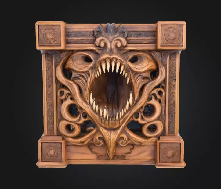 Soulless Pandora Crate Low-poly 3D model_0