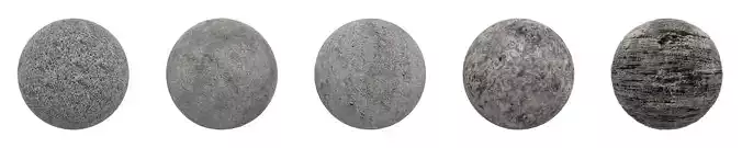 5 Seamless Stone PBR Textures  4K Marble Granite Concrete