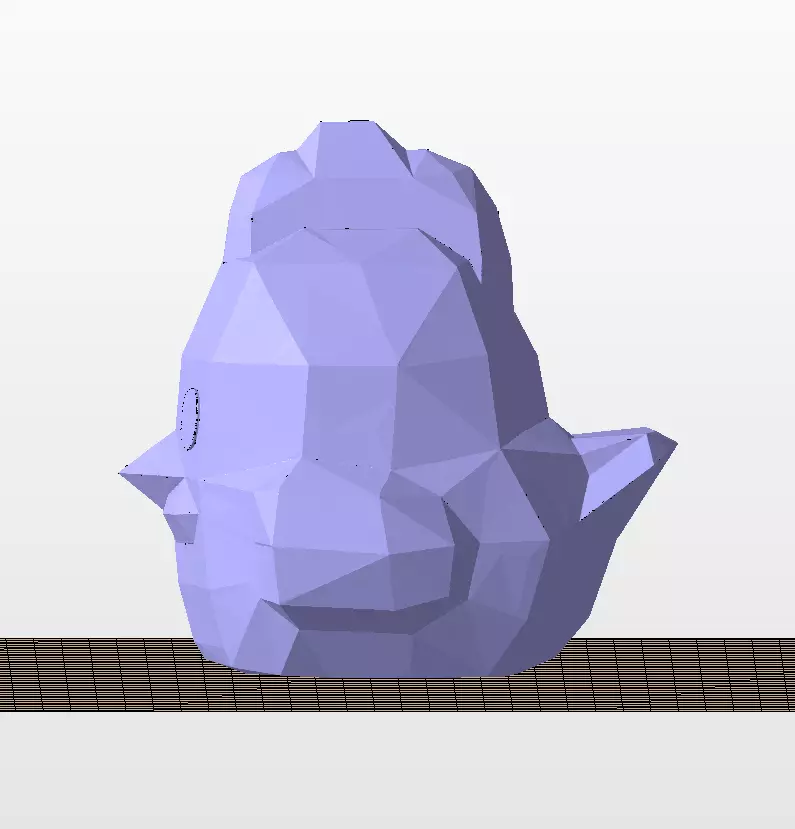 Lowpoly Chicken Figurine FREE Free 3D print model_1