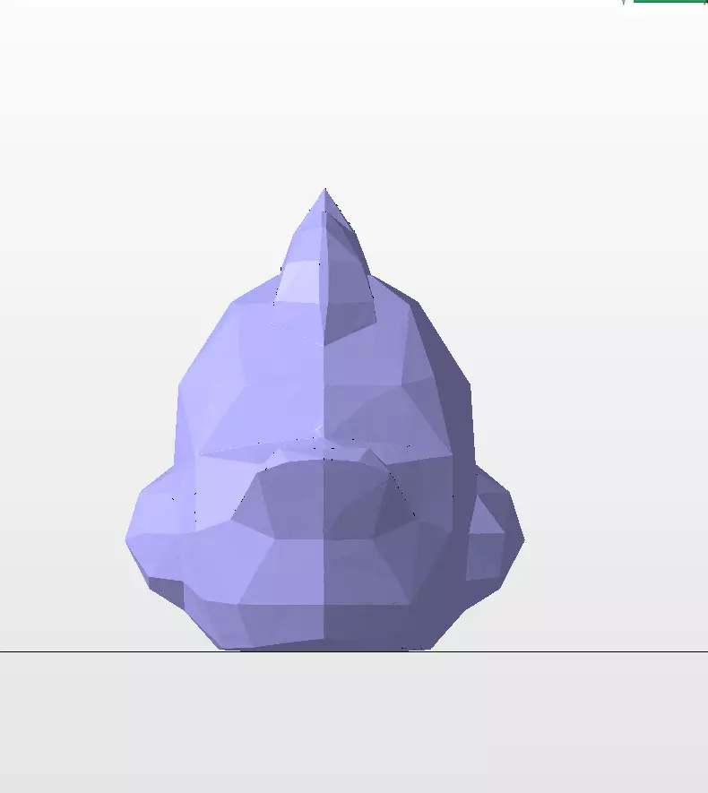 Lowpoly Chicken Figurine FREE Free 3D print model_4