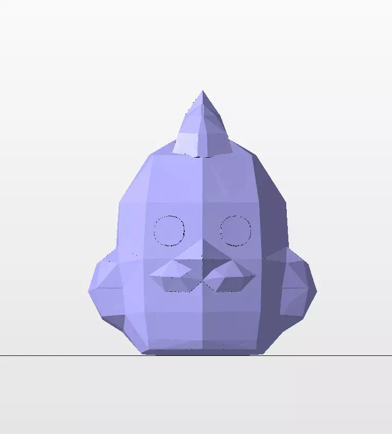 Lowpoly Chicken Figurine FREE Free 3D print model_2