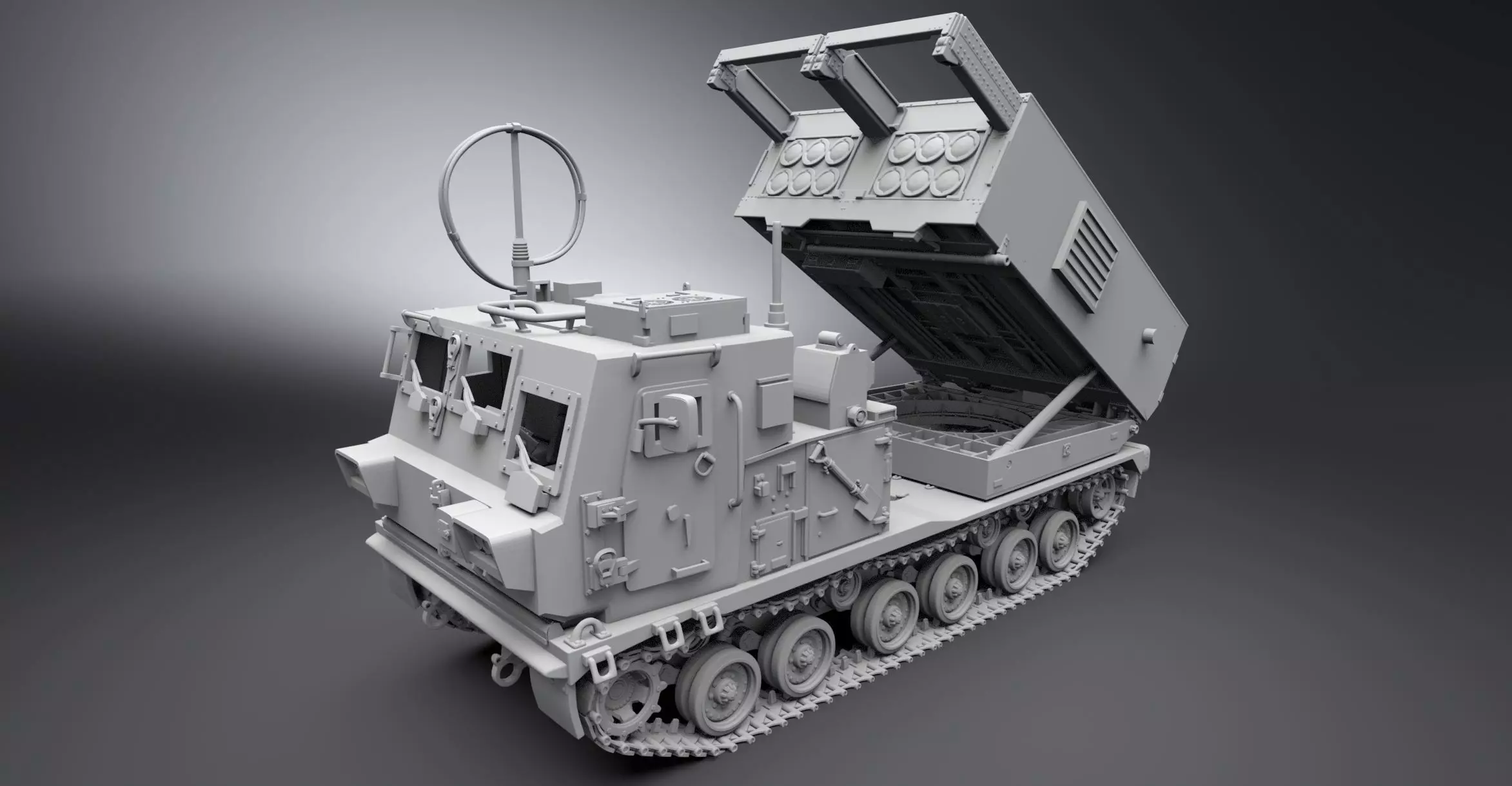 M270A2 scale model 3D print model