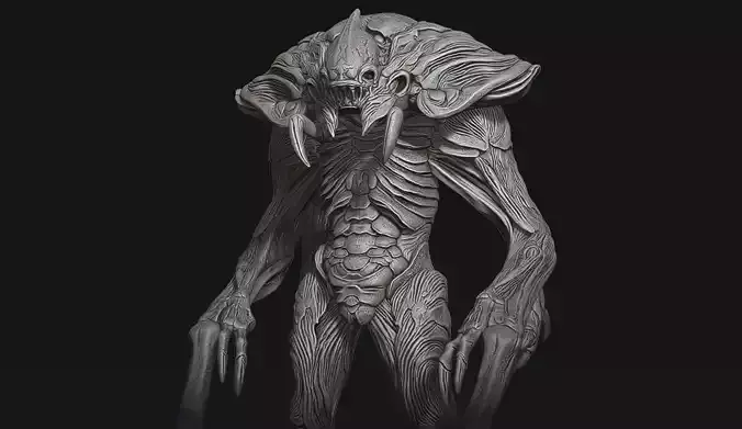 Creature Sculpt 001 3D model