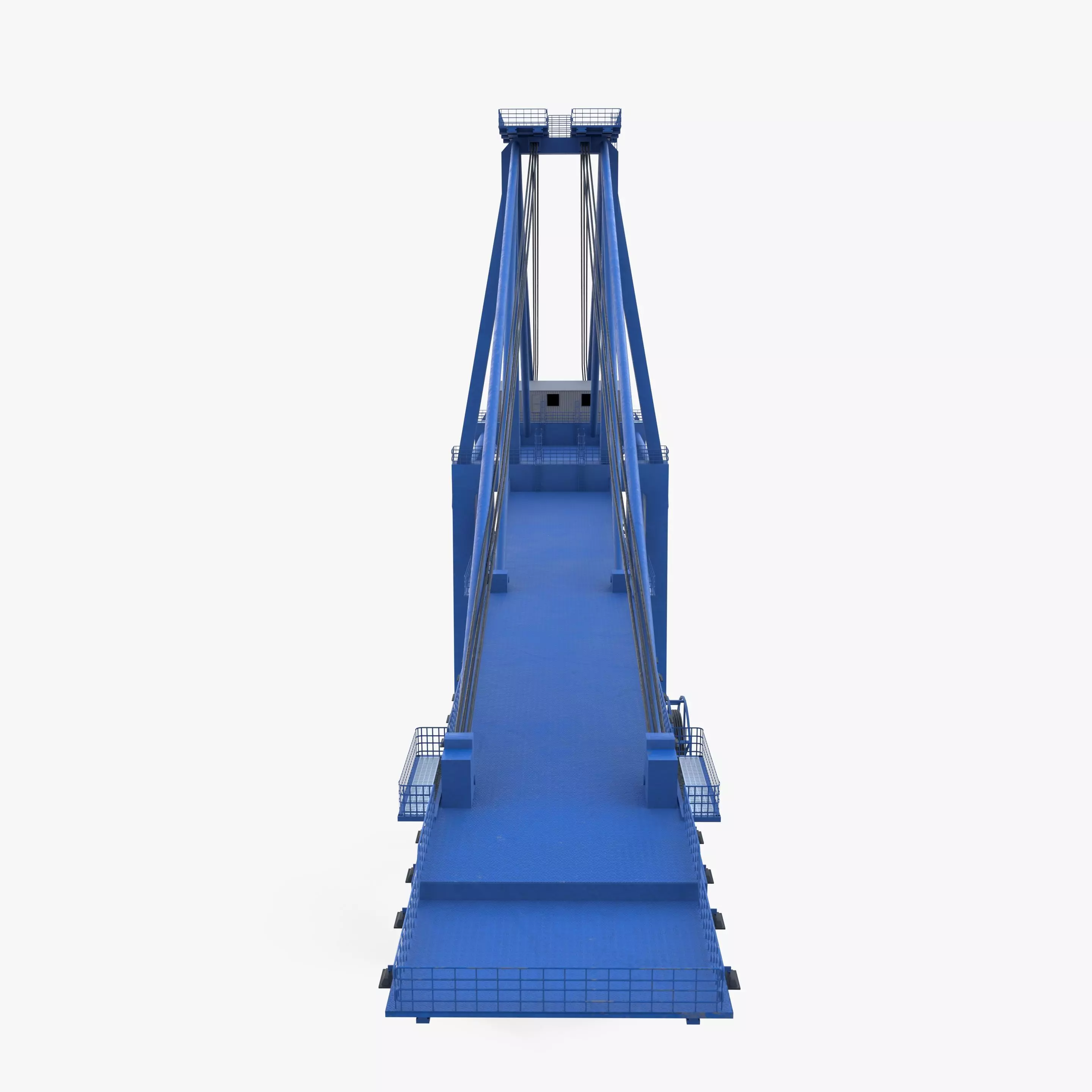Container Port Crane V2 3D model_9