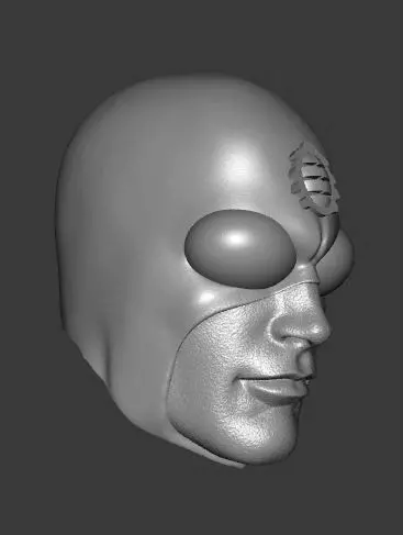 DC CLASSICS SILVER SCARAB FROM INFINITY INC 3-PACK HEADSCULPT 3D print model_2