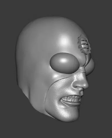 DC CLASSICS SILVER SCARAB FROM INFINITY INC 3-PACK HEADSCULPT 3D print model_5