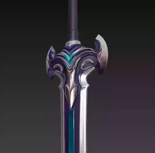Wolf-Fantasy Sword 3D Models Collection-Stylized Weapons 3D model