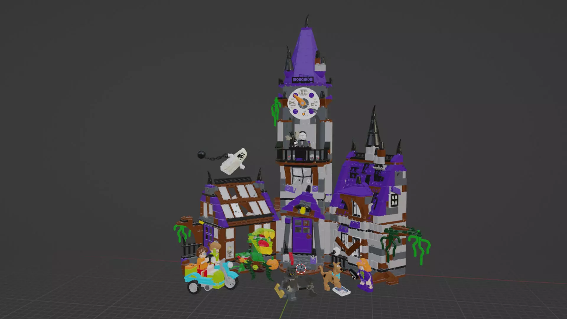 Wikibricks3D - 75904 Mystery Mansion 3D print model_1