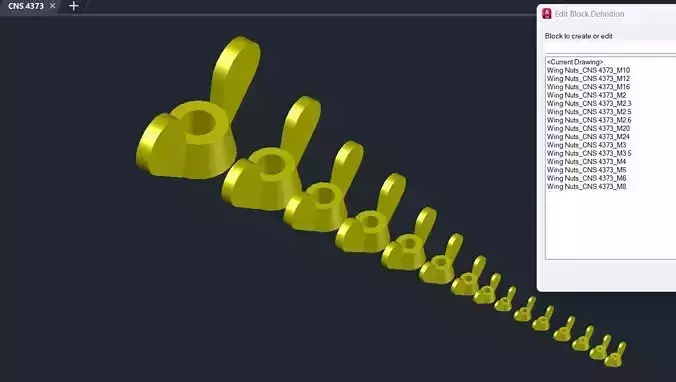 Wing Nuts - CNS 4373 Standard - Metric Series M2 to M24