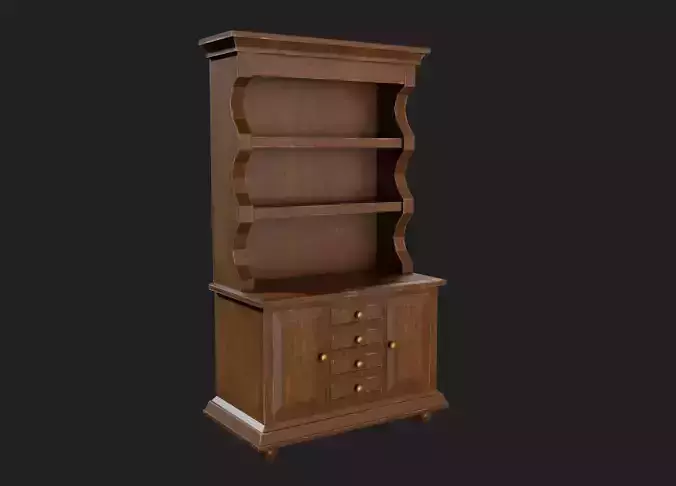 Classic Wooden Display Cabine