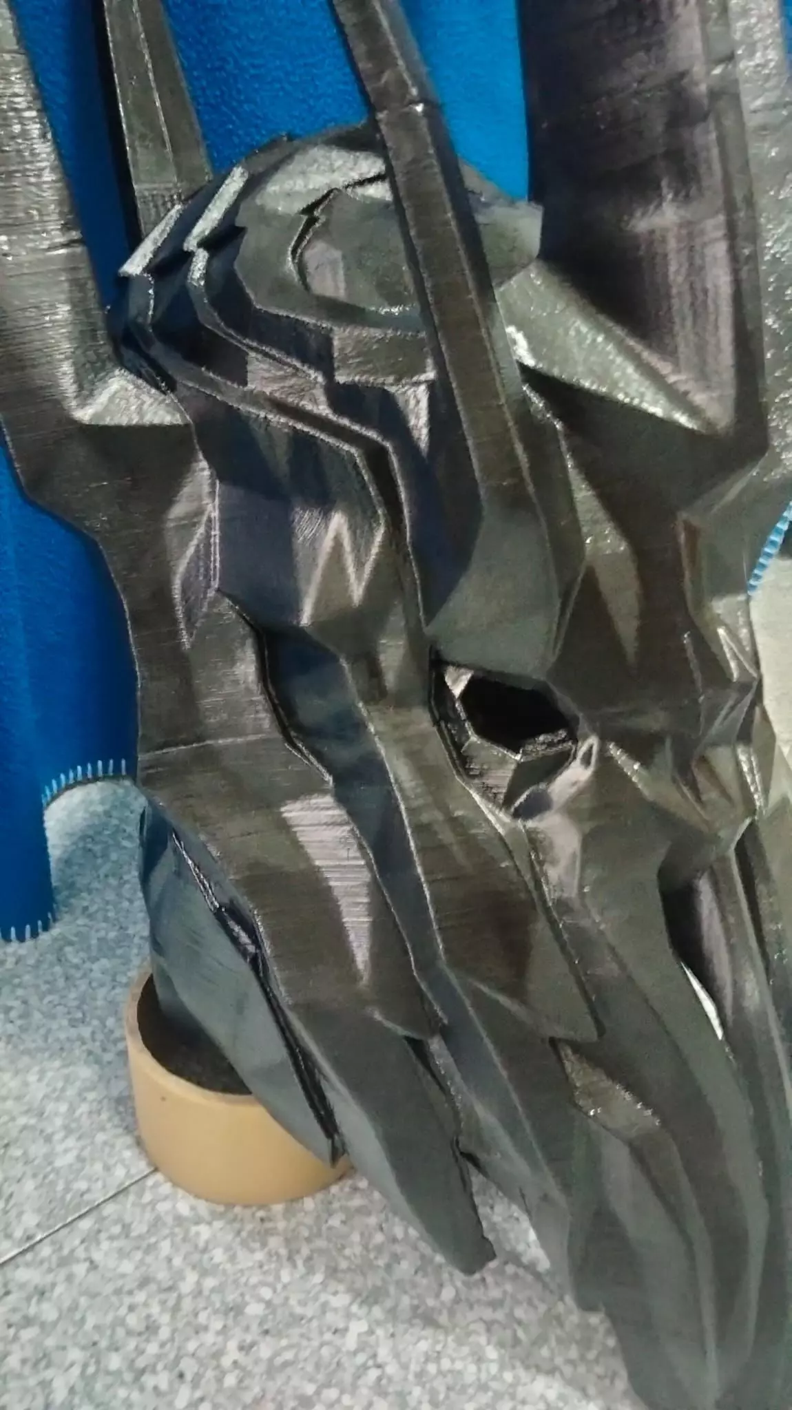 Sauron The Dark Lord Helmet  Lord of the Rings 3D Model 3D print model_1