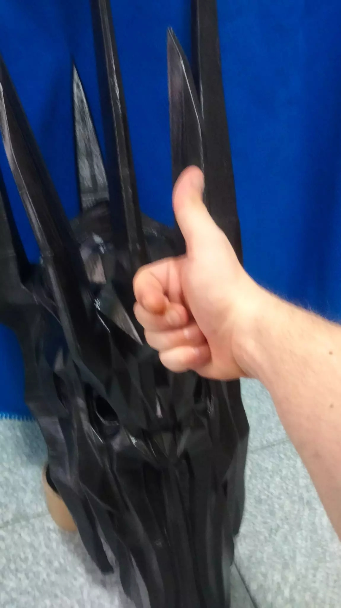 Sauron The Dark Lord Helmet  Lord of the Rings 3D Model 3D print model_0