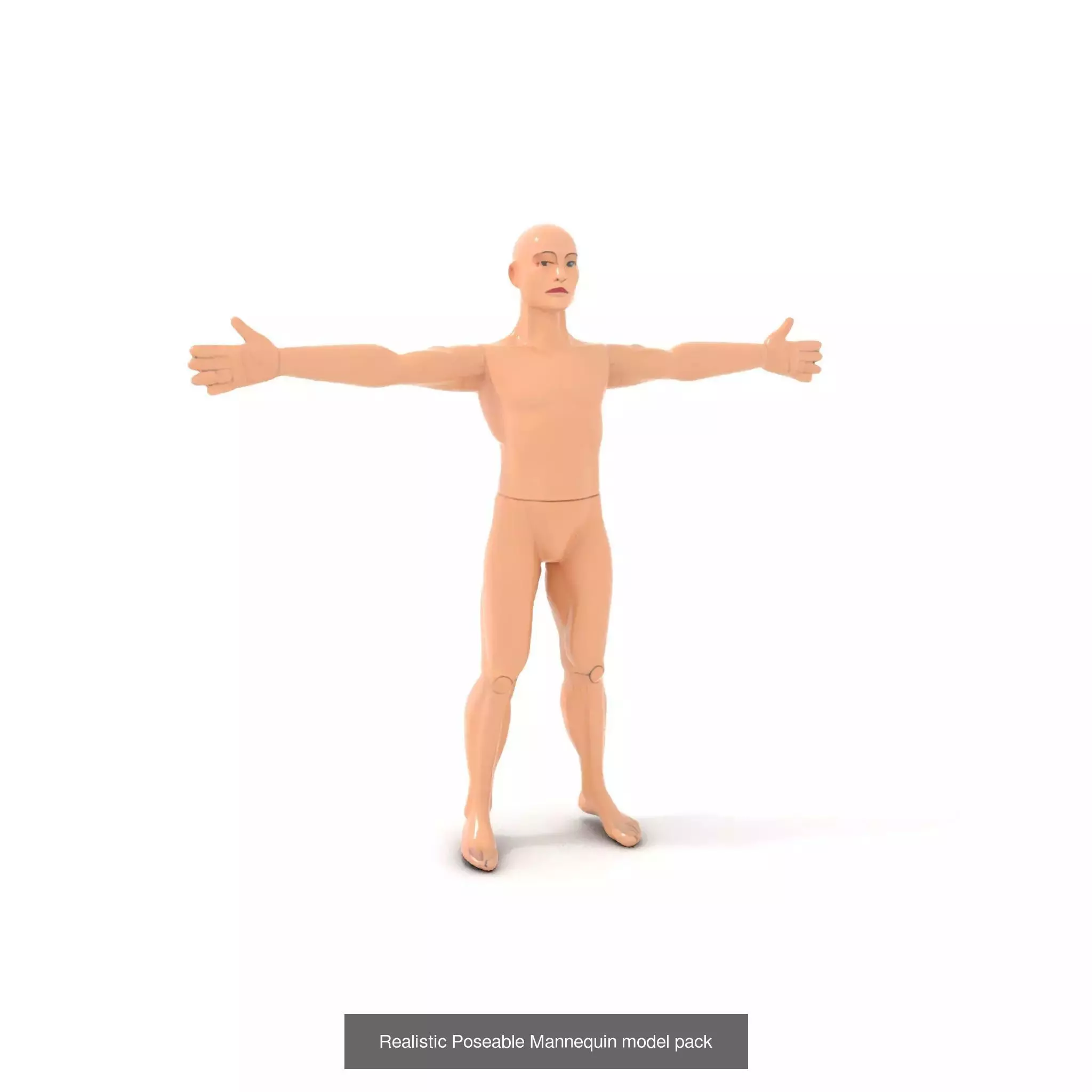 Diverse Mannequin Models Pack 3D Model Collection_17