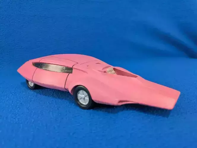 Coche de la Pantera Rosa Modelo 3D listo para imprimir