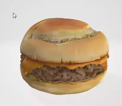 Tasty Hamburger 3D Asset