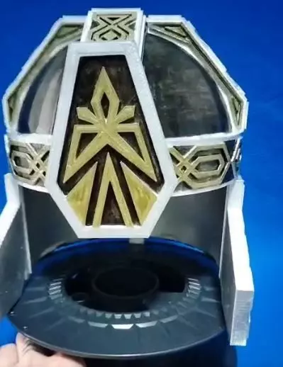 Casco de Gimli Replica 3D lista para imprimir 3D print model_3