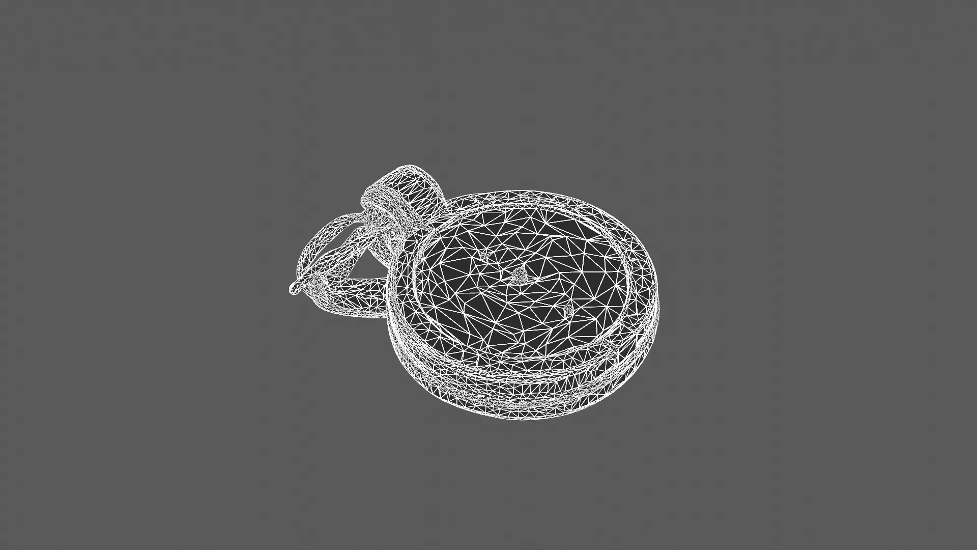 Vintage Brass Compass with Leather Case 3D Model 3D model_9