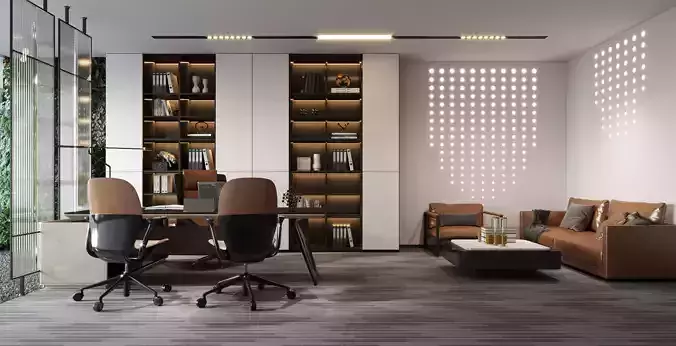 Modern Executive Office Interior 