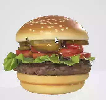 Tasty 3D Hamburger Model  Add Flavor to Your Visuals