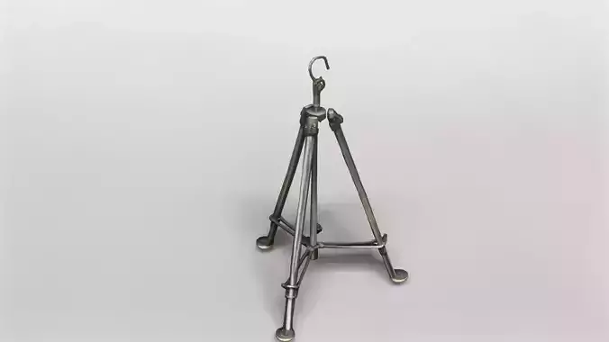 Adjustable Metal Tripod Stand with Hook