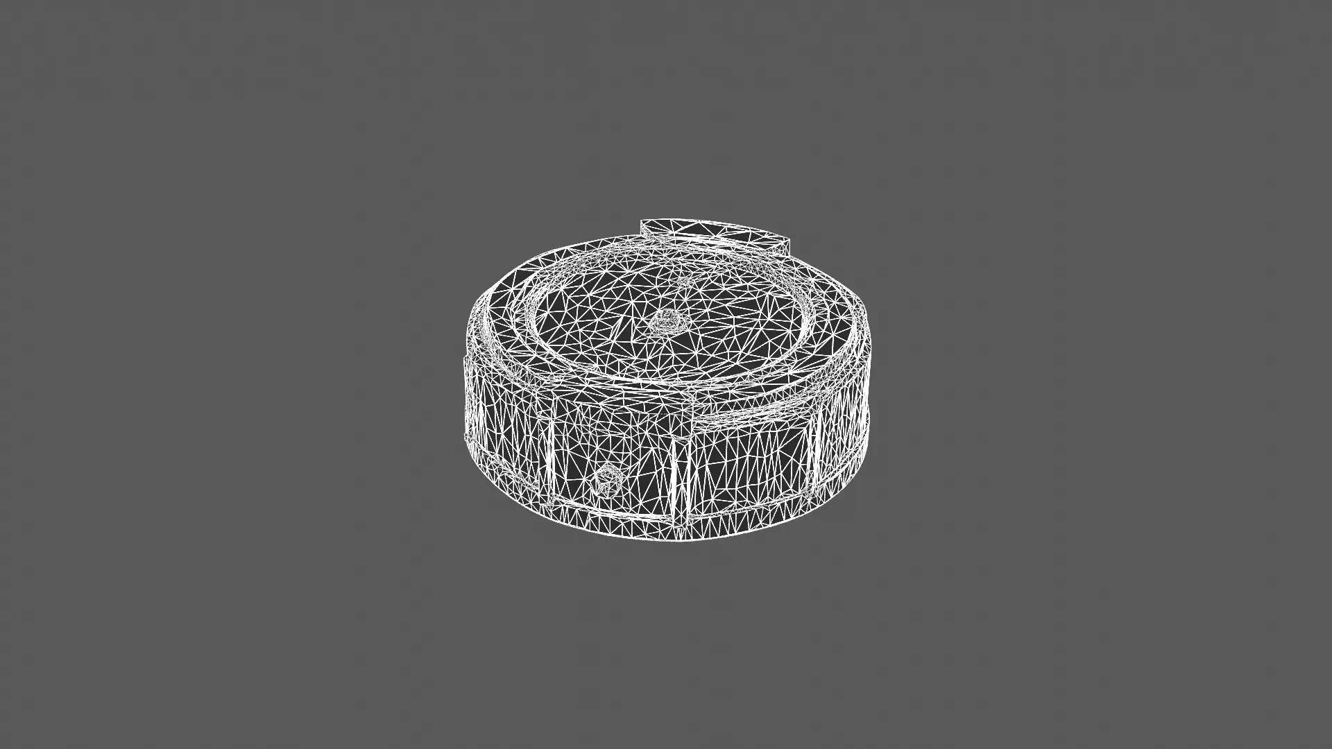 Vintage Wooden Compass 3D Model 3D model_6