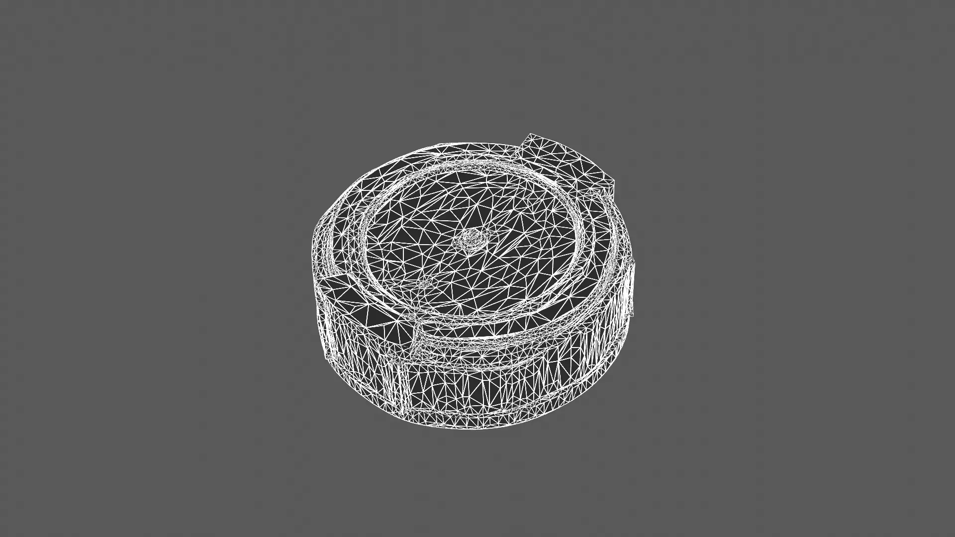 Vintage Wooden Compass 3D Model 3D model_9