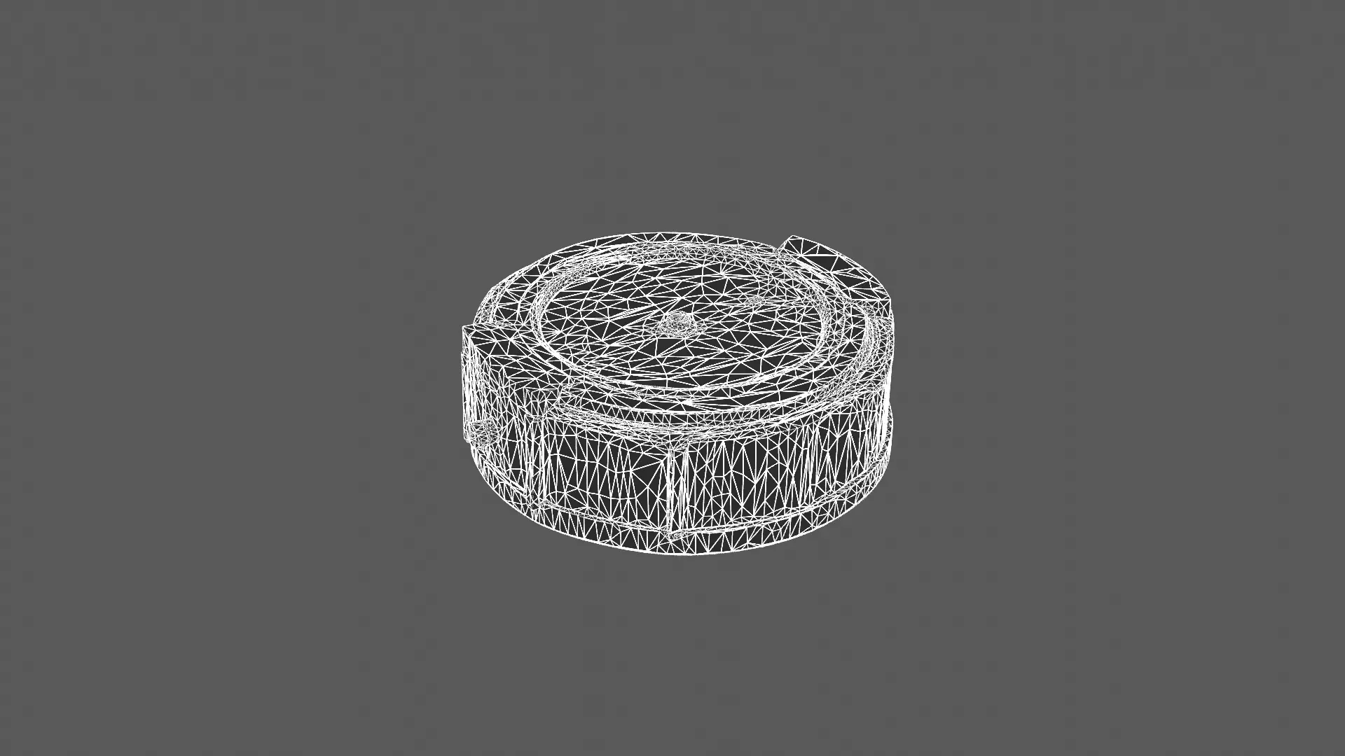 Vintage Wooden Compass 3D Model 3D model_7