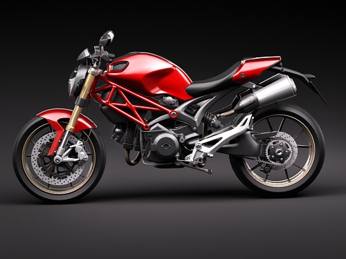 ducati monster 2009 3D model_6