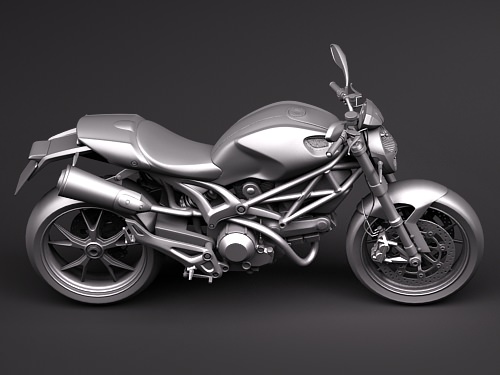 ducati monster 2009 3D model_11