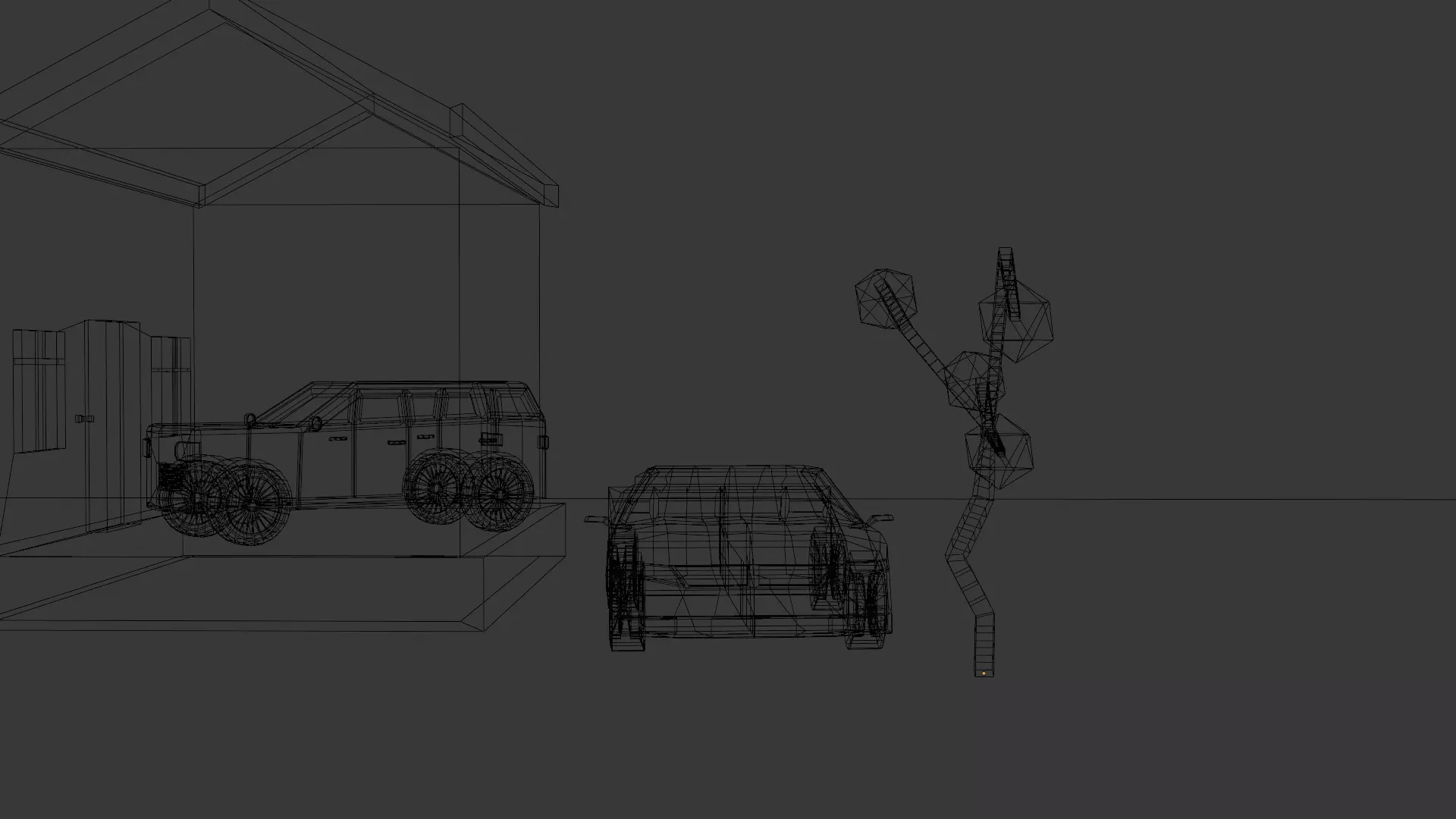 Low poly house enviroment Low-poly 3D model_15