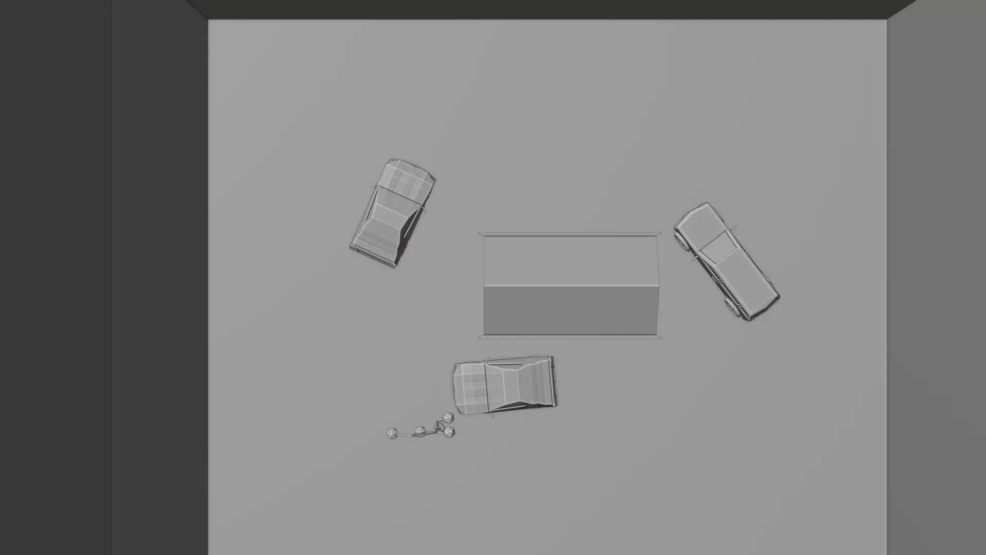 Low poly house enviroment Low-poly 3D model_8