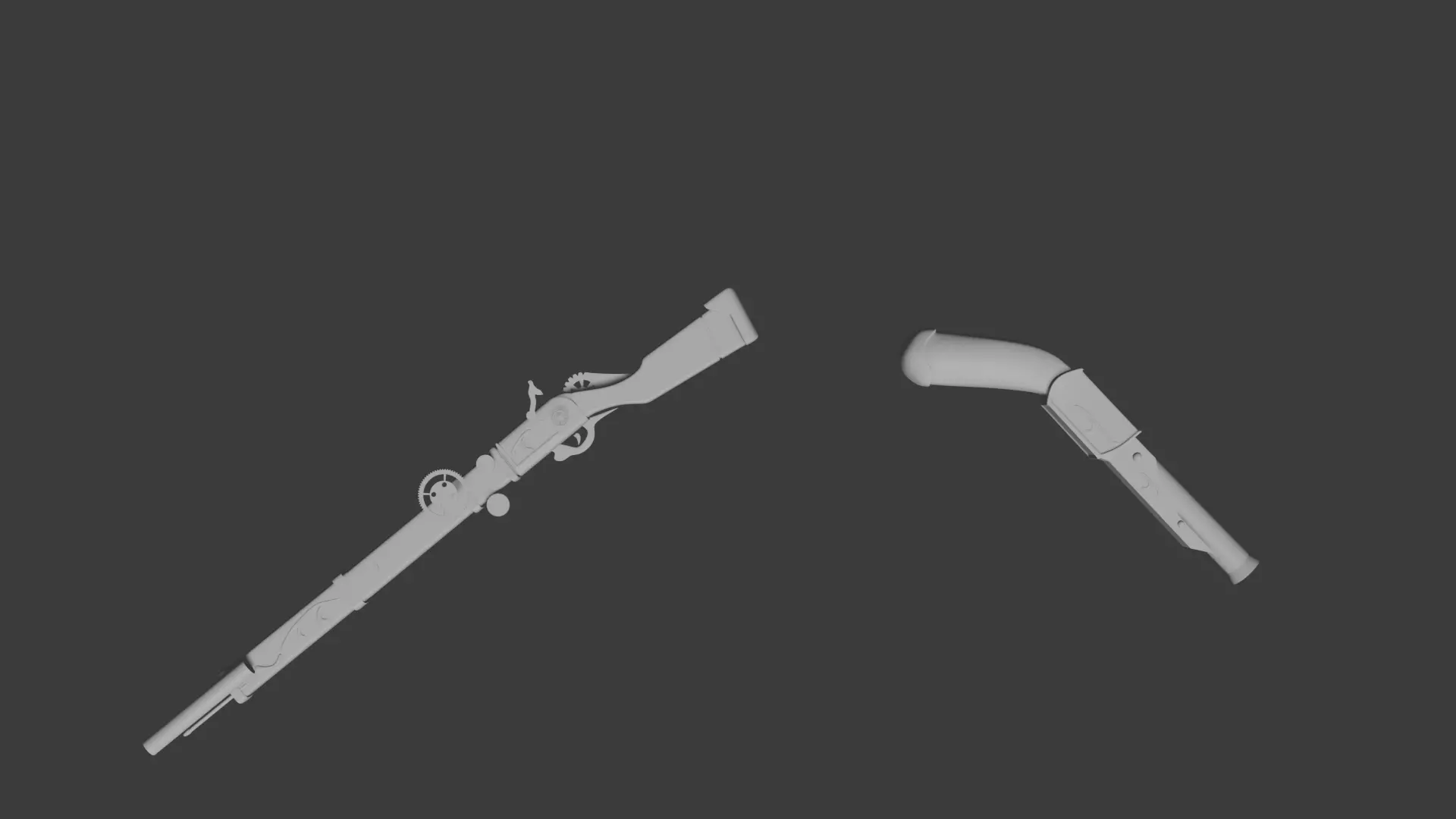 Kurumi gunn Free 3D print model_0