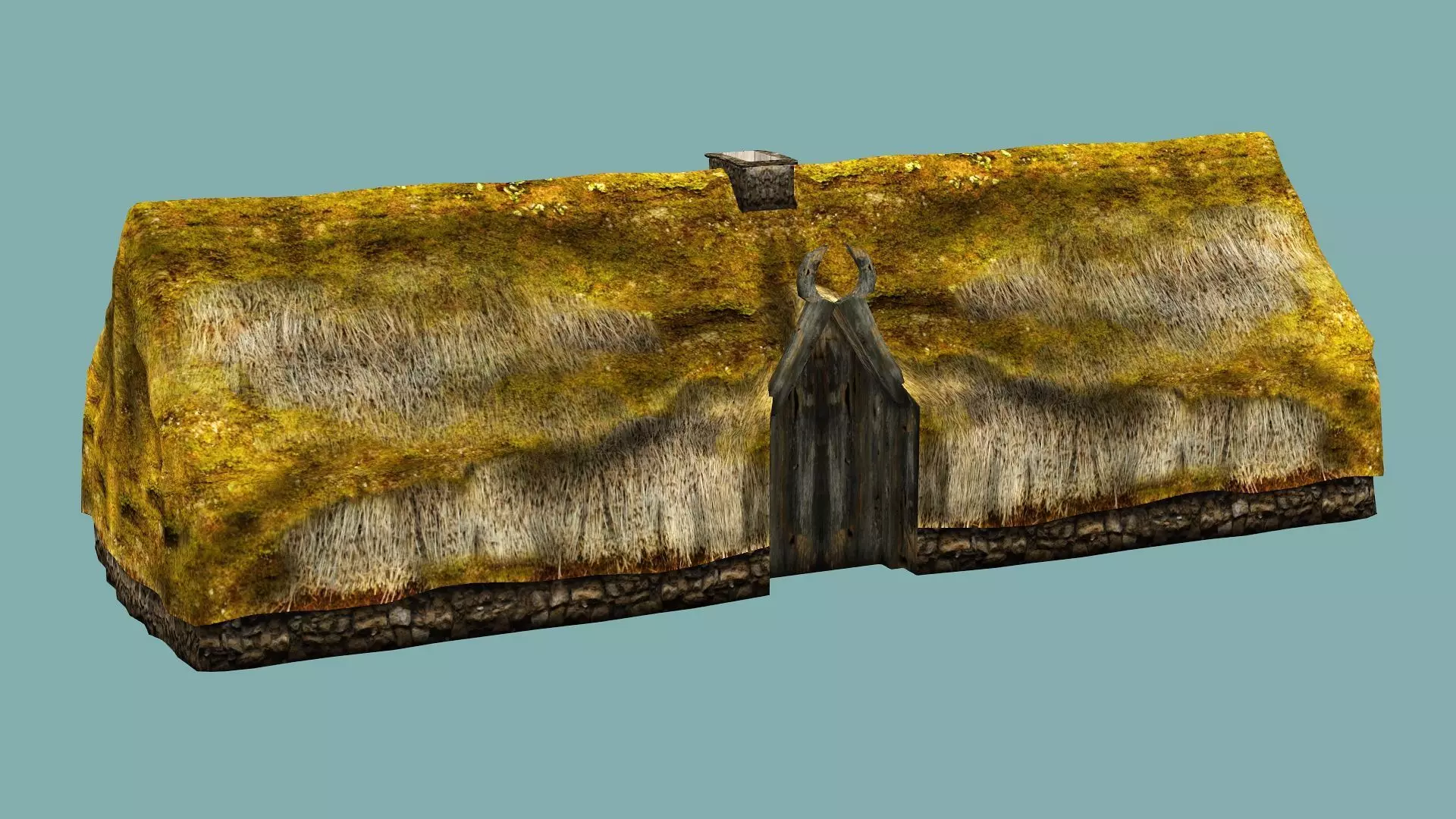 Fantasy Medieval Exclusive Village Hut House PPI 3D Model Low-poly 3D model_1