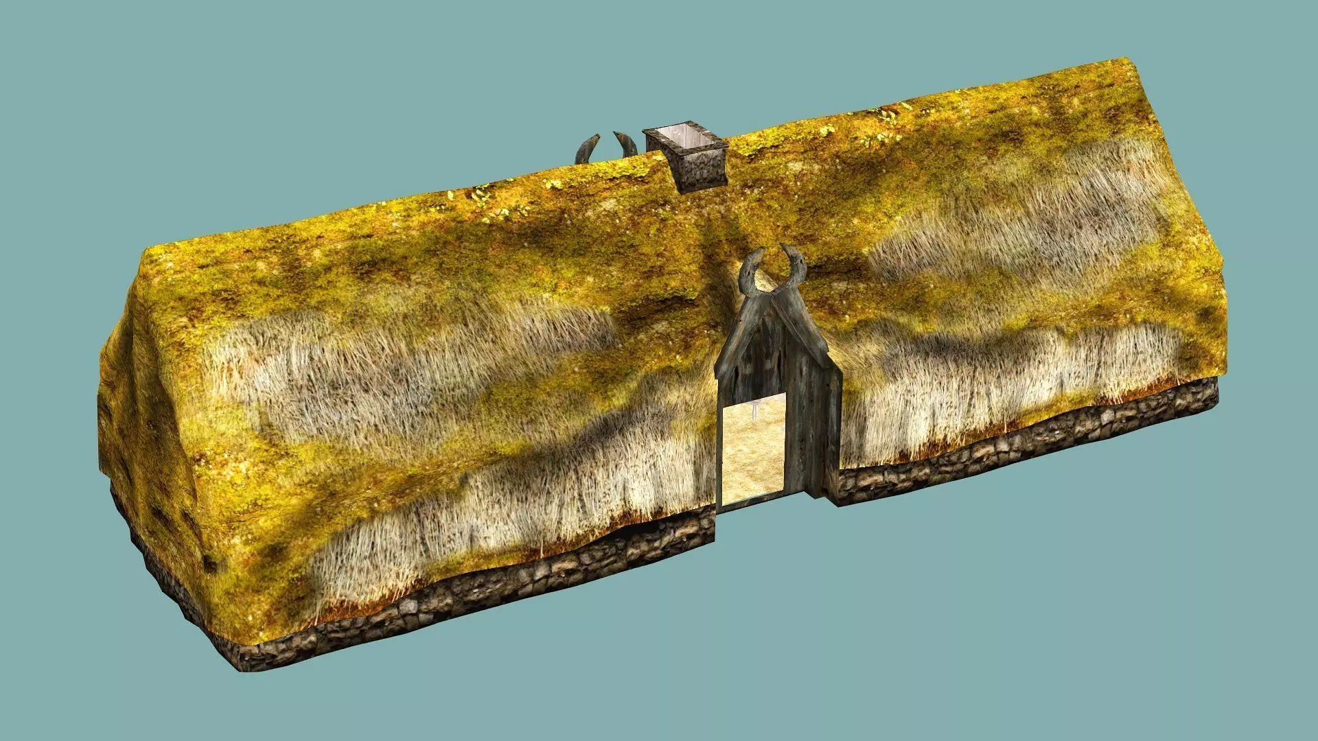 Fantasy Medieval Exclusive Village Hut House PPI 3D Model Low-poly 3D model_6