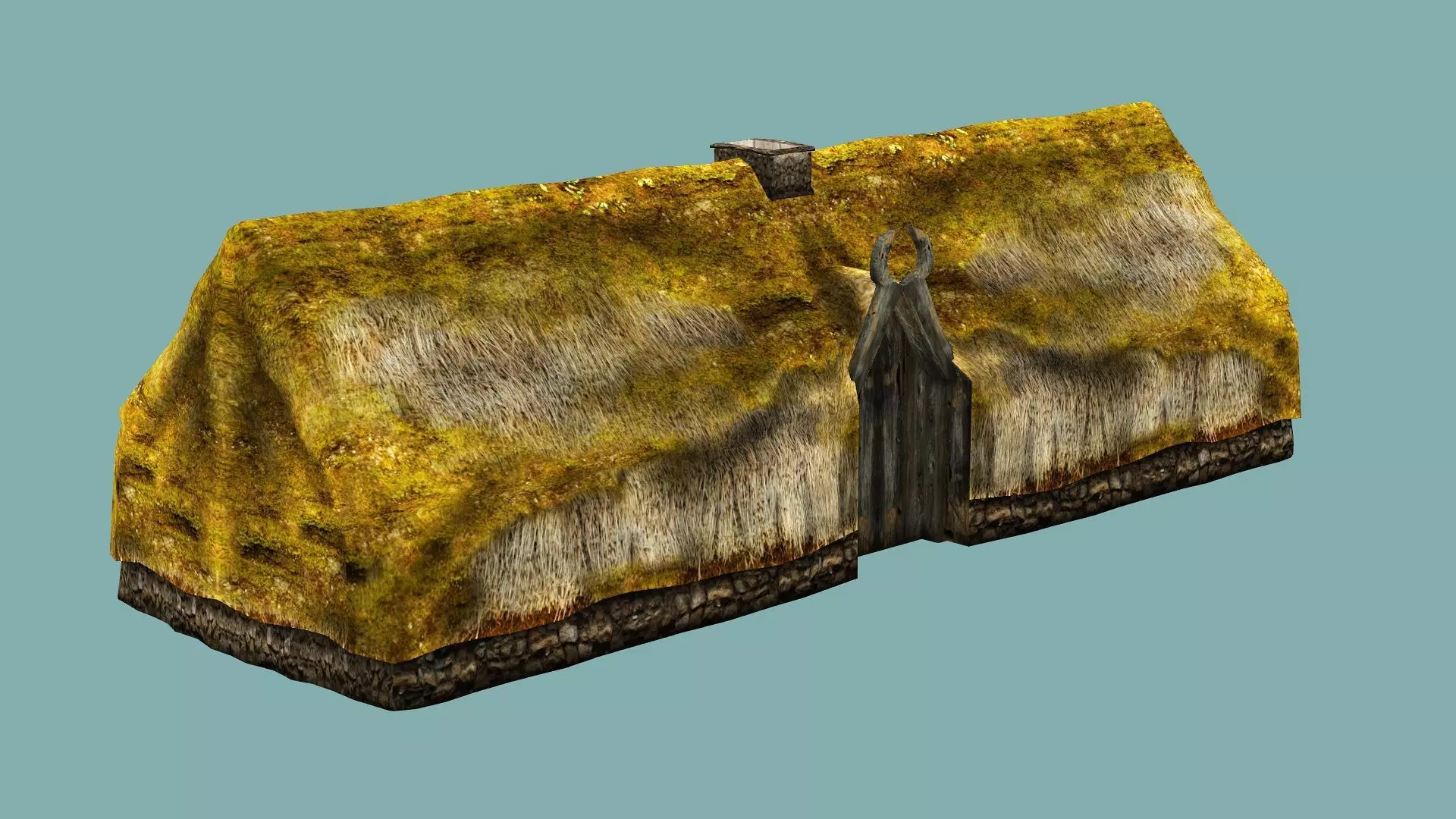 Fantasy Medieval Exclusive Village Hut House PPI 3D Model Low-poly 3D model_2