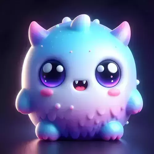 Fluffy Pastel Monster