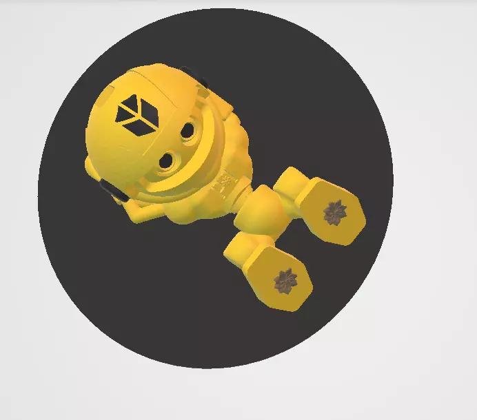 Golden Boy Phone Stand Keychain 3d printable model 3D print model